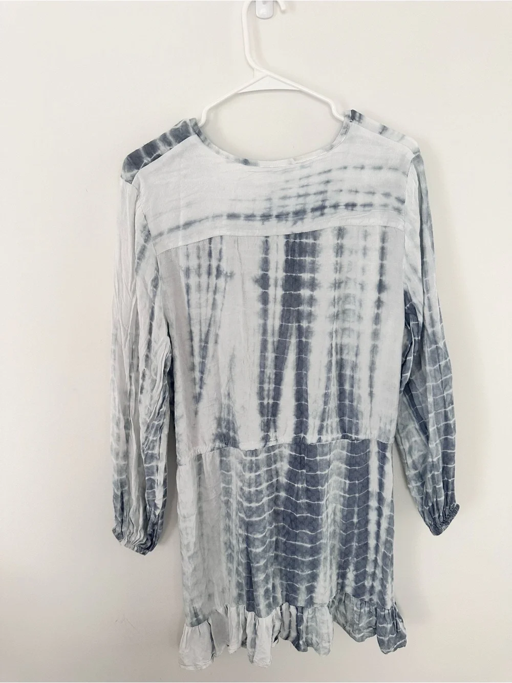 Blue Island Blue & White Tie-Dye Dress | Size Medium - Picture 8 of 14